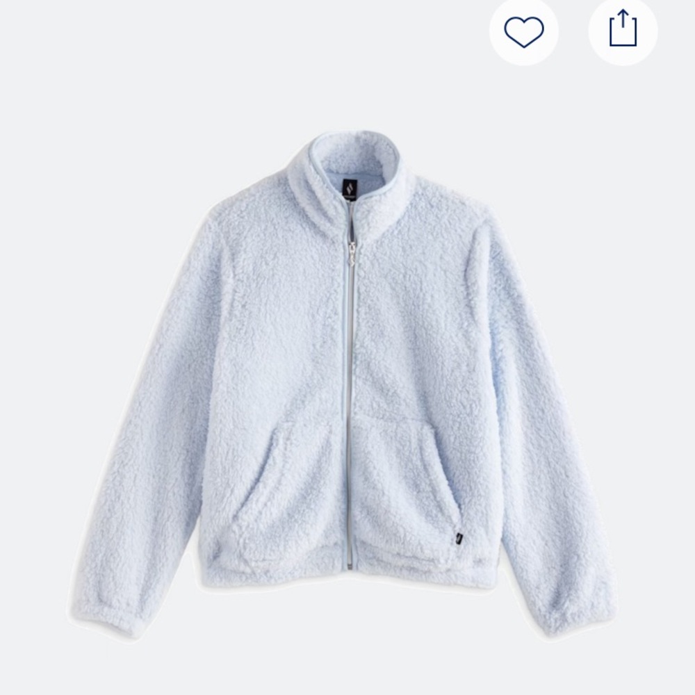 Skechers Cozy women’s Fleece Jacket - Light Blue